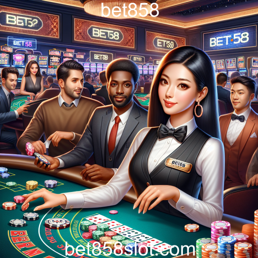 Experimente a Emoção do Cassino ao Vivo no Bet858